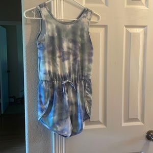 Girls Flexure tie-dye romper L (10-12)